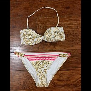 Pink and Gold Bikini